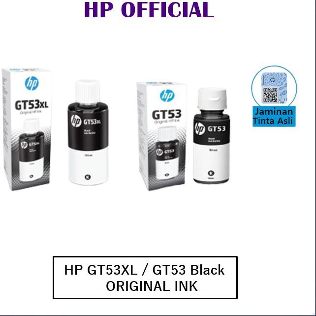 Asli Tinta HP GT53 Black Original Tinta GT53XL GT53 XL Best Produsen