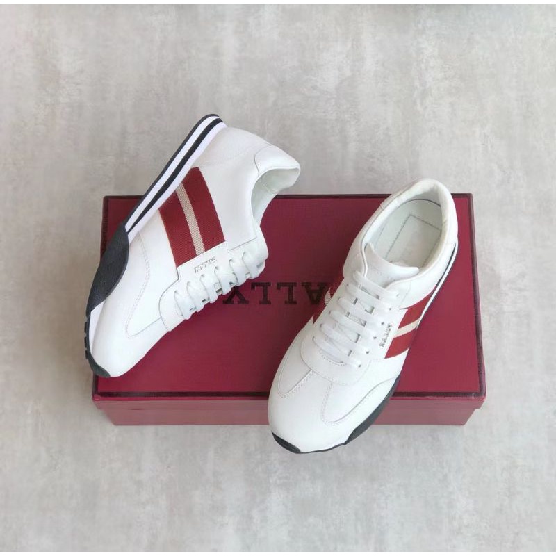 sepatu putih pria sneaker cowok bly strip men shoes run away p1shoes