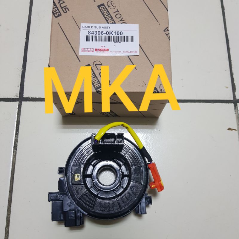 KABEL SPIRAL KLAKSON INNOVA FORTUNER 2015-2017 84306-0K100 OEM
