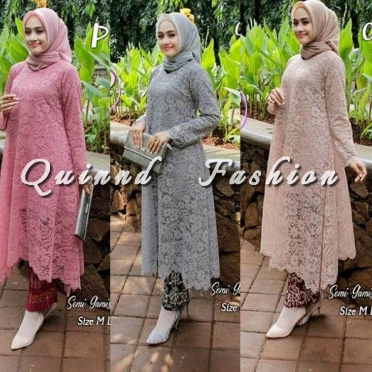 Ready Stok SETELAN KEBAYA BROKAT SAFITRI TERLARIS > KEBAYA FAVORITE / KEBAYA MODERN / KEBAYA REMAJA 