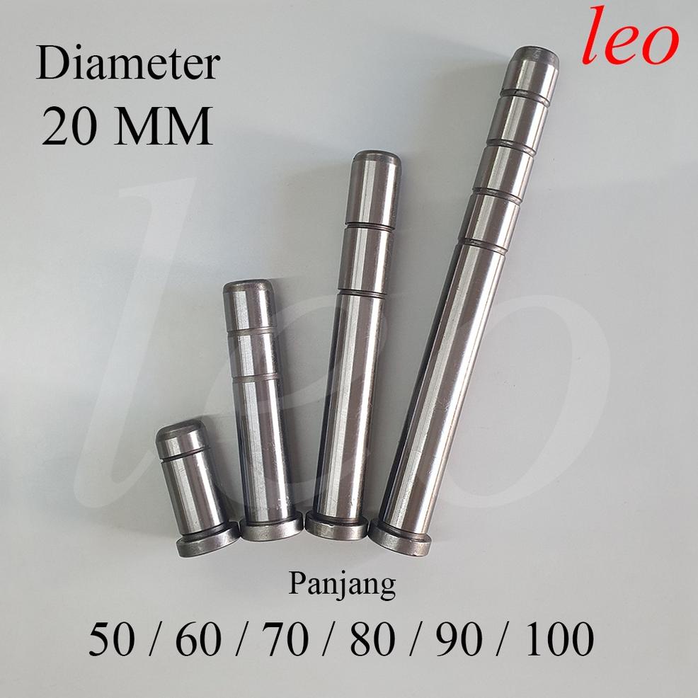 Produk Asli Free Gold Guide Pin 20mm Panjang 50/60/70/80/90/100 SPWS SGOH 20x50 20x60 20x70 20x80 20