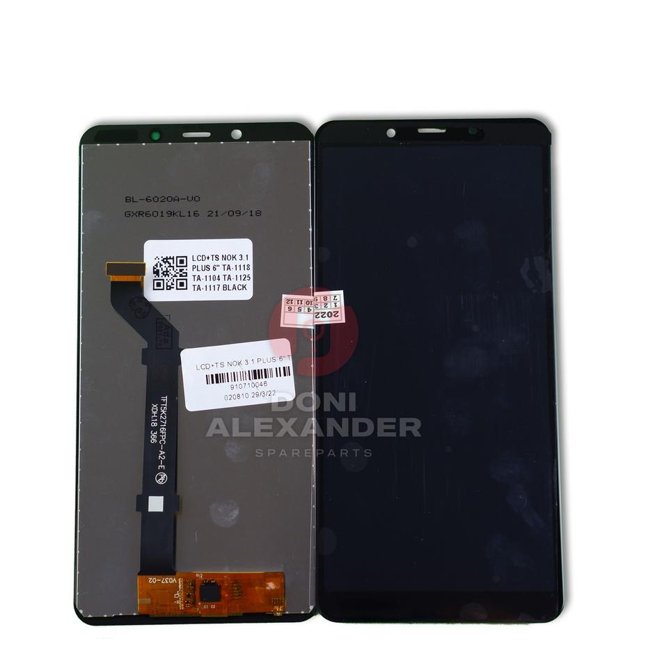 Pembayaran LCD TOUCHSCREEN NOKIA 3.1 PLUS COMPLETE ORIGINAL Harga Laris