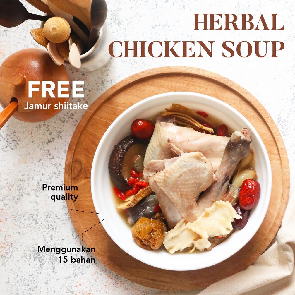 

COD✔️ Chicken Herbal Soup Premium 15 bahan / sup ayam obat / ciakpo / tim ayam obat