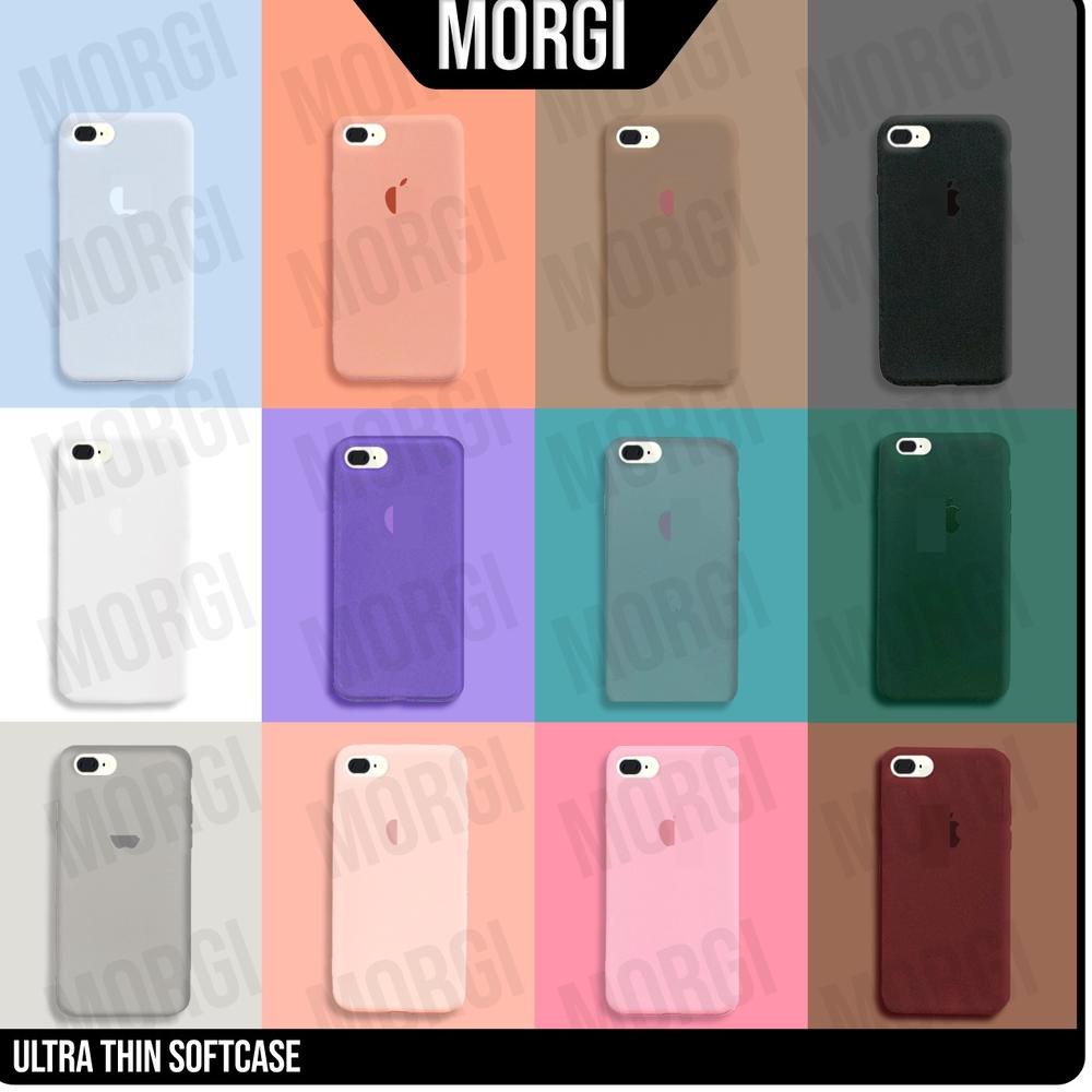 [SALE ] Soft Case iPhone X XR XS 11 6 6S 6+ 6S+ 7 7+ 8 8+ Ultra Thin Logo Plus Liquid Silikon Polos Softcase [KODE ]