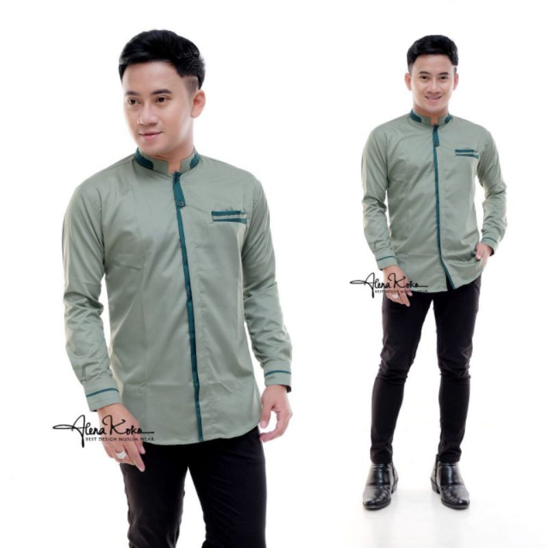 Baju Koko Terbaru | Koko Kombinasi | Koko Toyobo | Baju koko dewasa| Kemko Terbaru