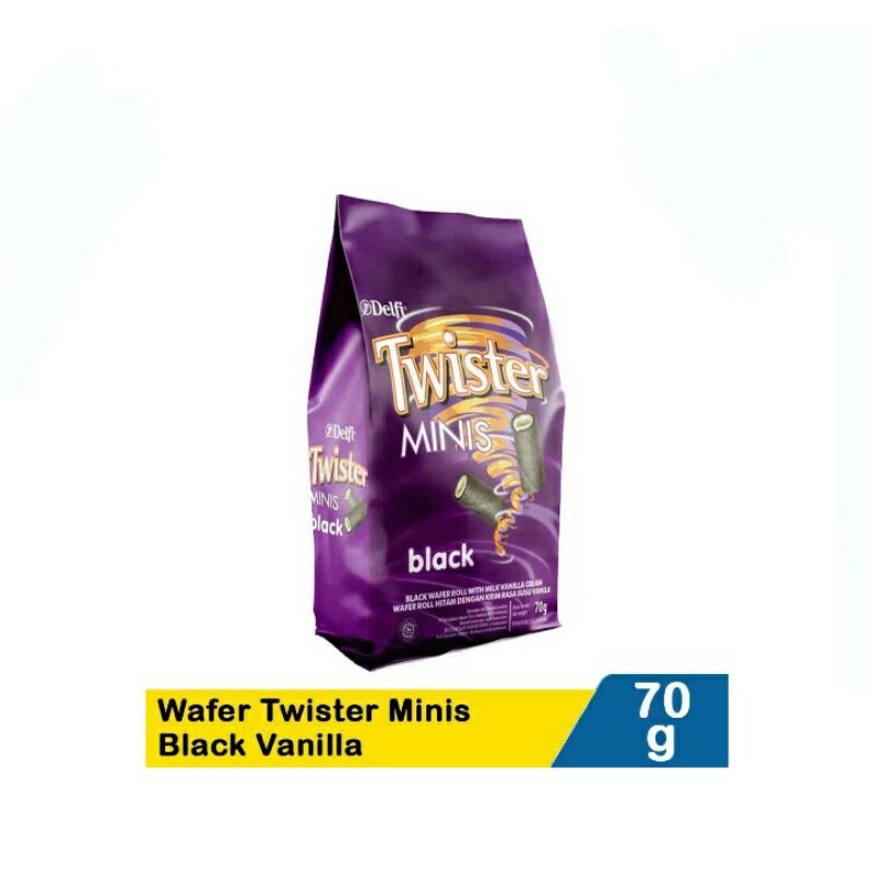 

Delfi Wafer Stick Twister Minis Black Vanilla70G