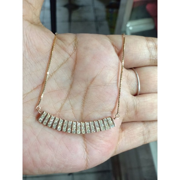 Tura Plat kalung Berlian Medan