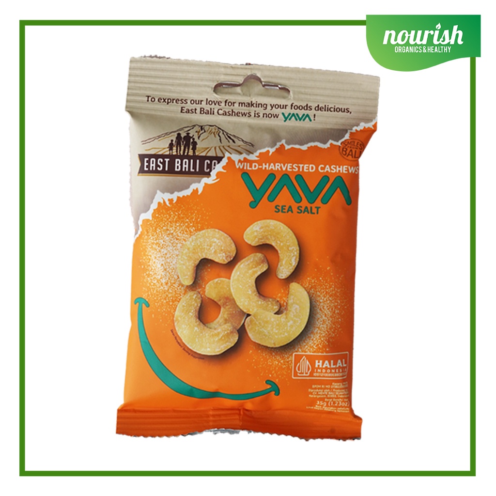 

East Bali Cashew (YAVA), Sea Salt Cashew Nut 35gr-JktBar