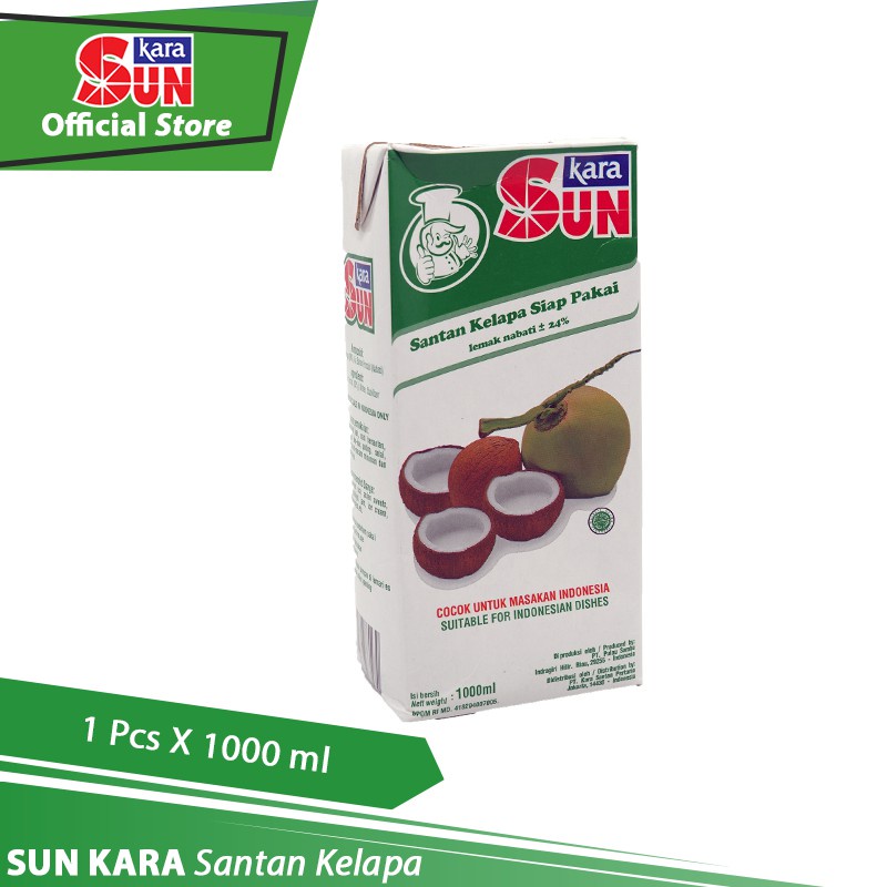 

SUN KARA Santan Kelapa (Coconut Cream) 1000 ml - 1 Pc