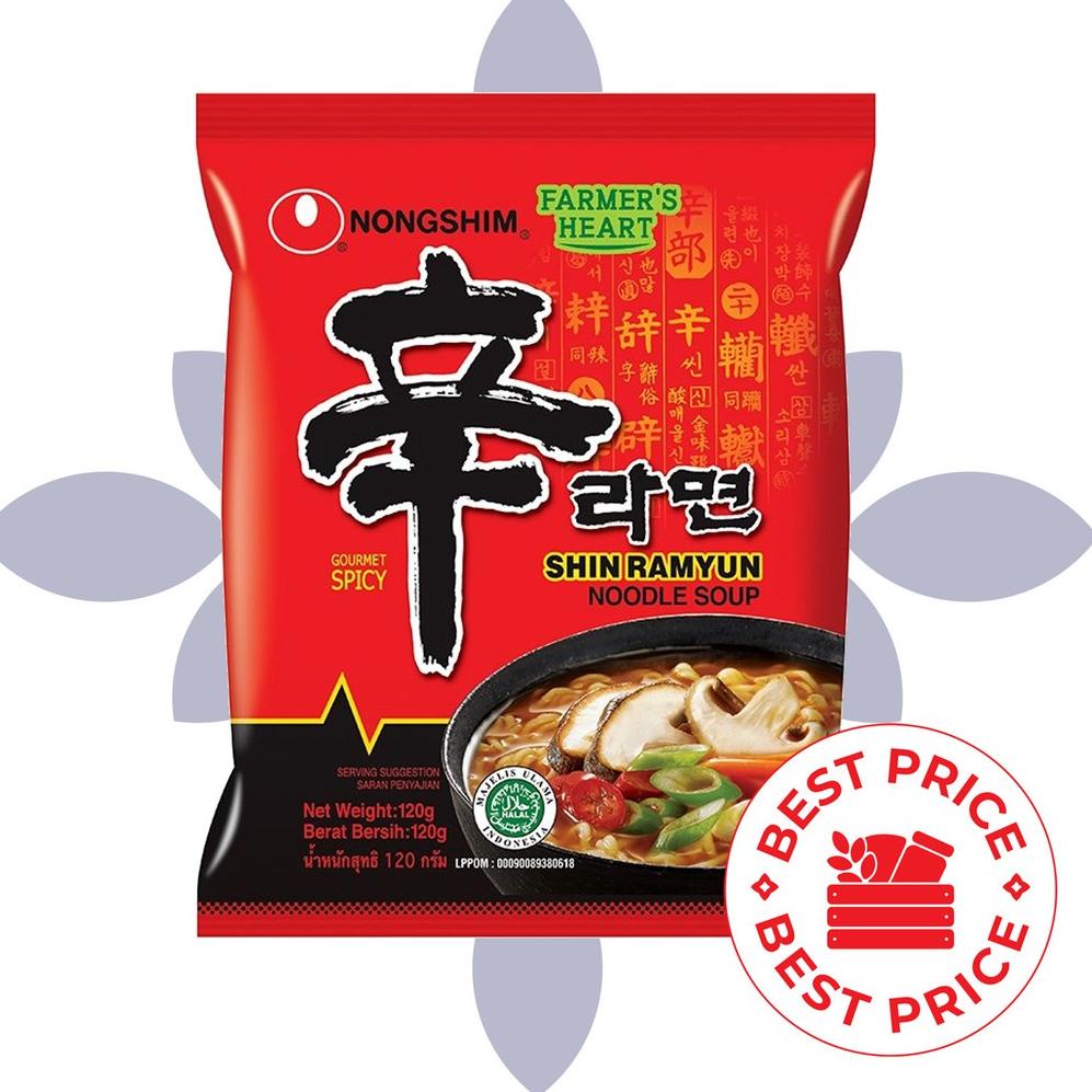 

>D2289) ⭐⭐⭐⭐⭐ NONGSHIM - SHIN RAMYUN SPICY GOURMET MUSHROOM - 120 GR (MIE INSTAN KOREA)