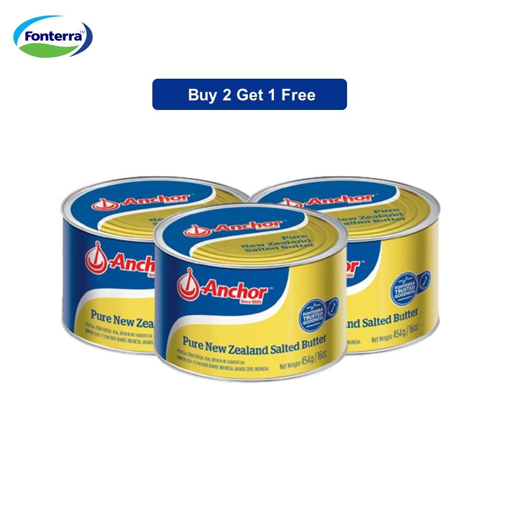 

✔✔SALE✔✔ [Buy 2 Get 1 Free - Special] Anchor Salted Butter 454g - Mentega Asin New Zealand