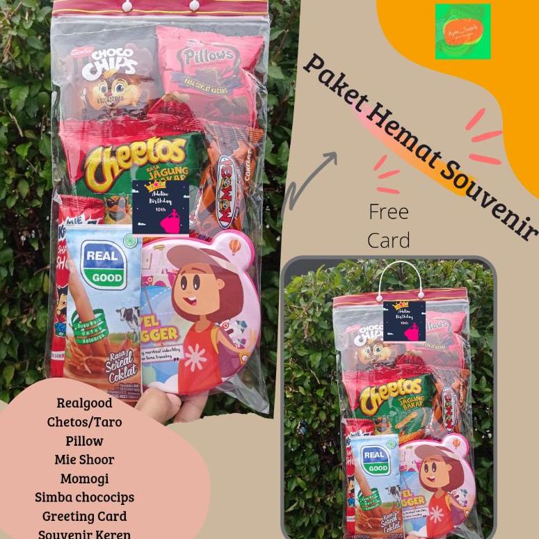 

✔️ Snack Ulang Tahun Anak/Souvenir Ultah Anak/Paket Snack Ultah Anak/