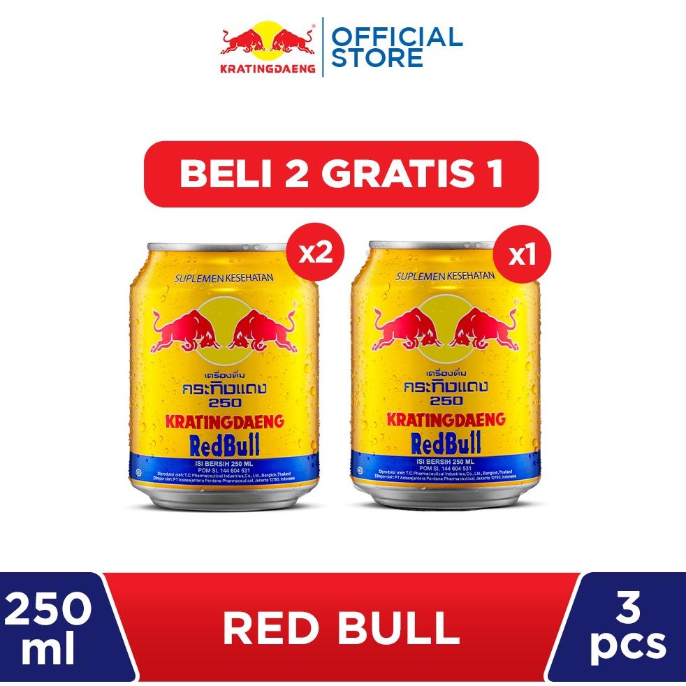 

ORIGINAL% Buy 2 Get 1 Red Bull Minuman Energi 250ml