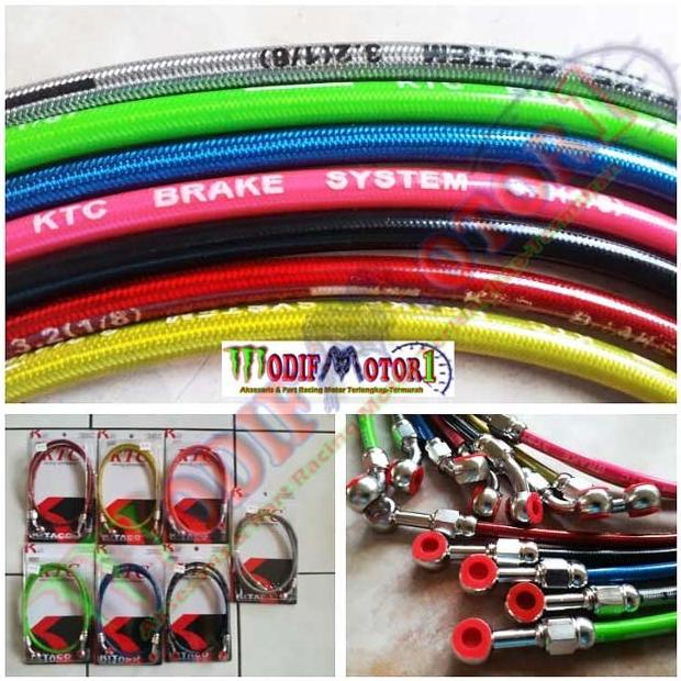 ;&;&;&;&] Selang Rem Belakang Racing Ktc 60cm|Selang Rem|Kitaco|Ktc|R15|R25|Mt25