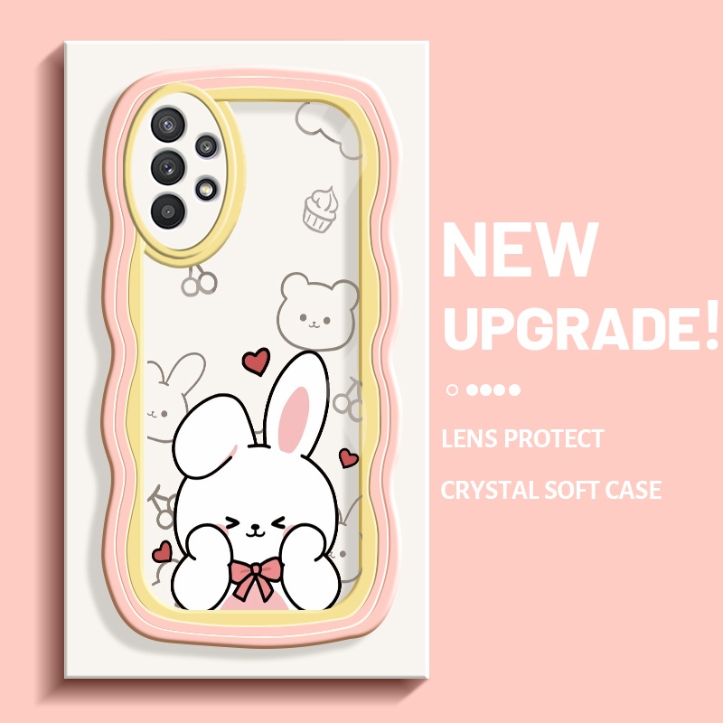 Casing Ponsel untuk Samsung galaxy A32 4G A32 5G A33 5G M32 5G Casing lucu kartun pola beruang HP ke