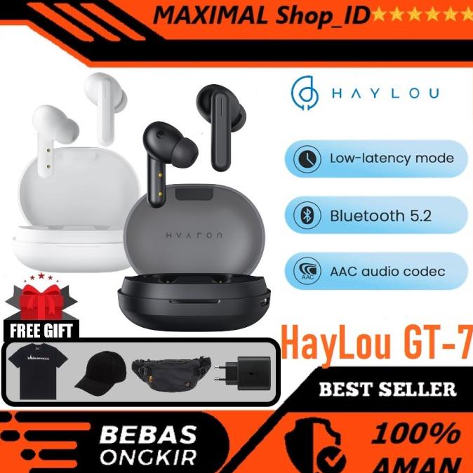 Terbaru Haylou Gt7 Tws Bluetooth Earphone Gaming Earbud Hifi Stereo Bass Gt 7