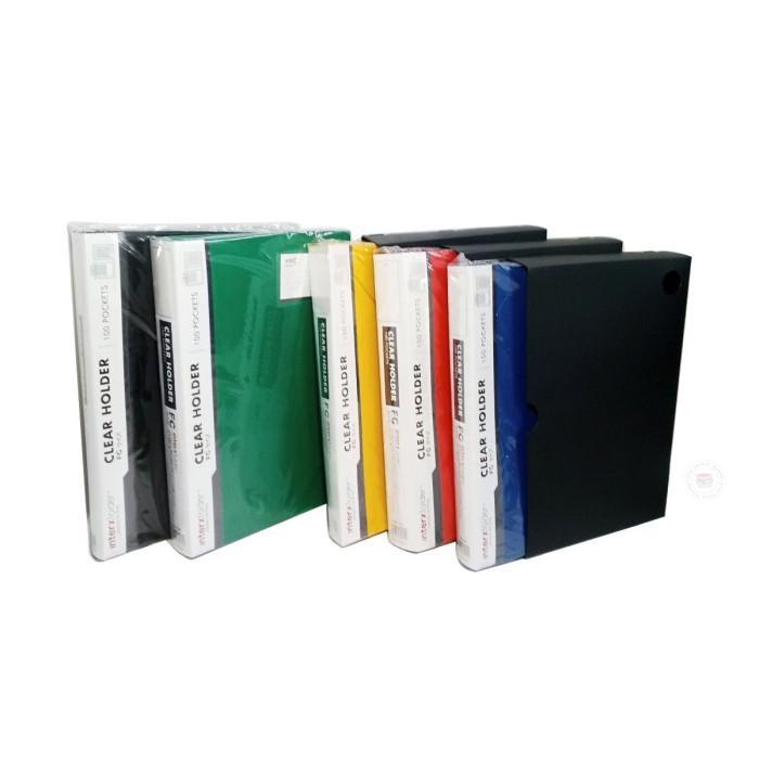 

5.5 Inter X - Clear Holder Folio Isi 100 Lembar + Cover Box - Pcs Terlaris