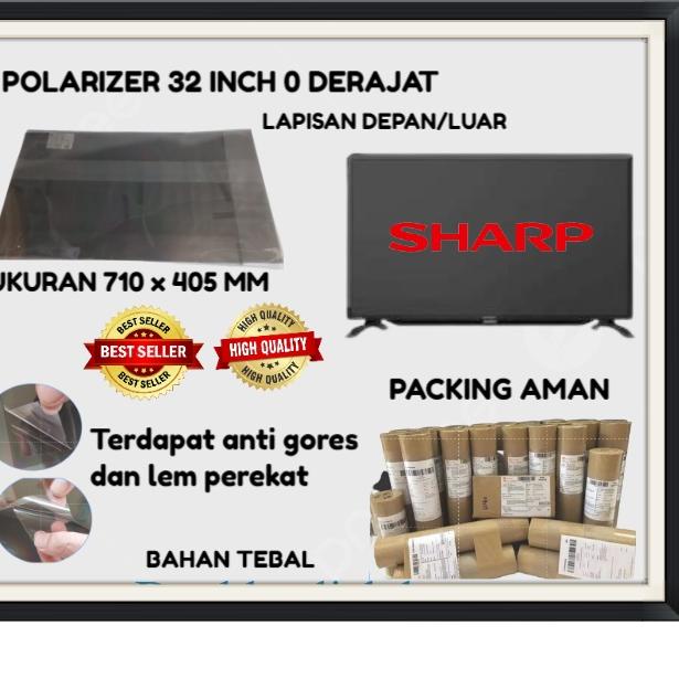 Promo POLARIS POLARIZER LCD TV SHARP AQUOS 32 INCH 0 DERAJAT POLARISER POLARIZED PLASTIK LCD LED BAG