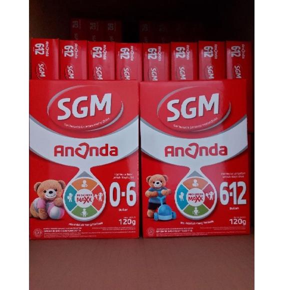 

✨11.11✨ SGM ANANDA 0-6 BLN/6-12 BLN 120 GR. EXP 2025. MINIMAL ORDER 2 DUS.