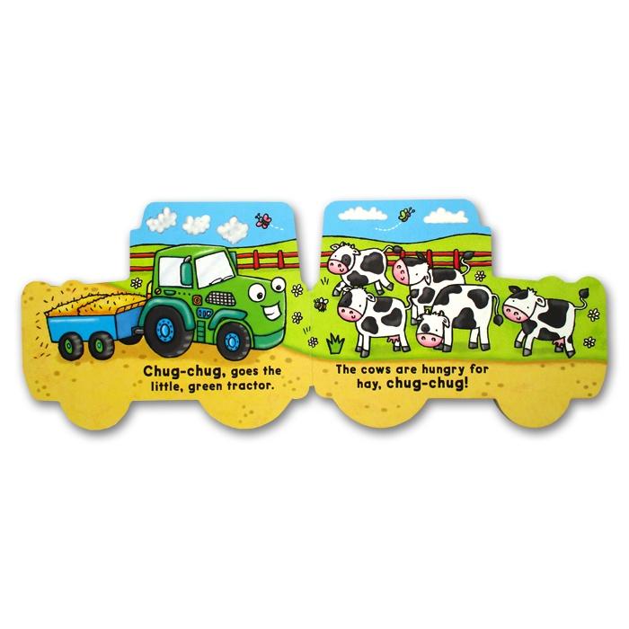 [Igloo Books] Train / Tractor Shaped Vehicle Board Book