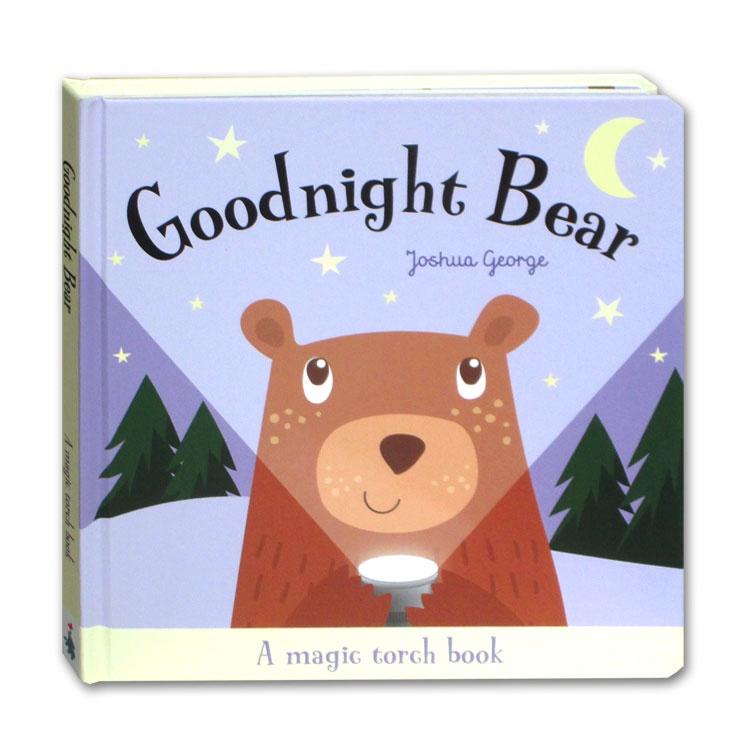 [Imagine That] Buku Senter Ajaib - Magic Torch Book Goodnight Bear / Lion / Frog (use the magic torc