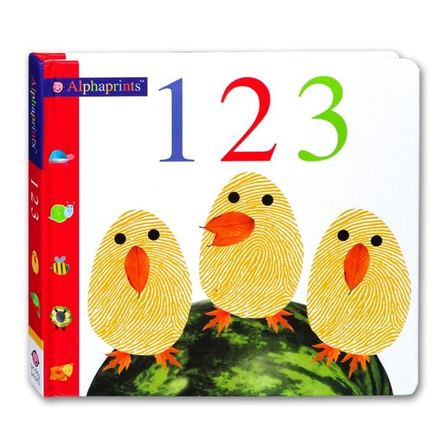 [Priddy Books] Priddy Books Alphaprints 123 Touch and Feel Board Book