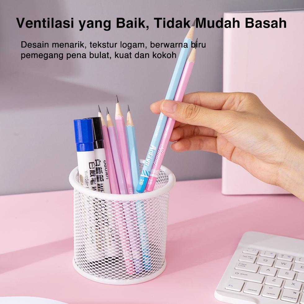 

Serbu Deli Tempat Pulpen Putih/Biru/Pink Dengan Bahan Metal Yang Awet 9153