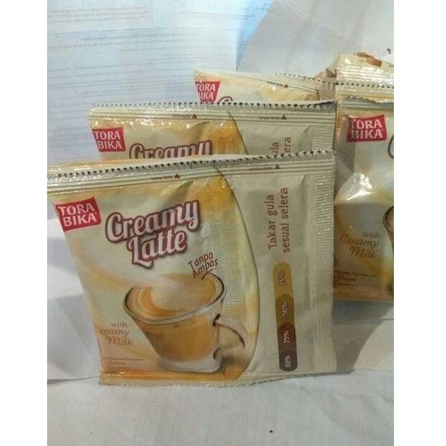 

➙ kopi torabika creamy latte ( renceng) Ready Stock ⌒O⌒