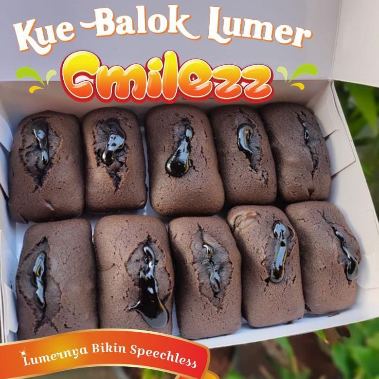 

YBT Kue Balok Brownies CMILEZZ Coklat Lumer Asli Coklat Jepang Isi 10 Pcs Cake Lumer Premium Quality ng7er