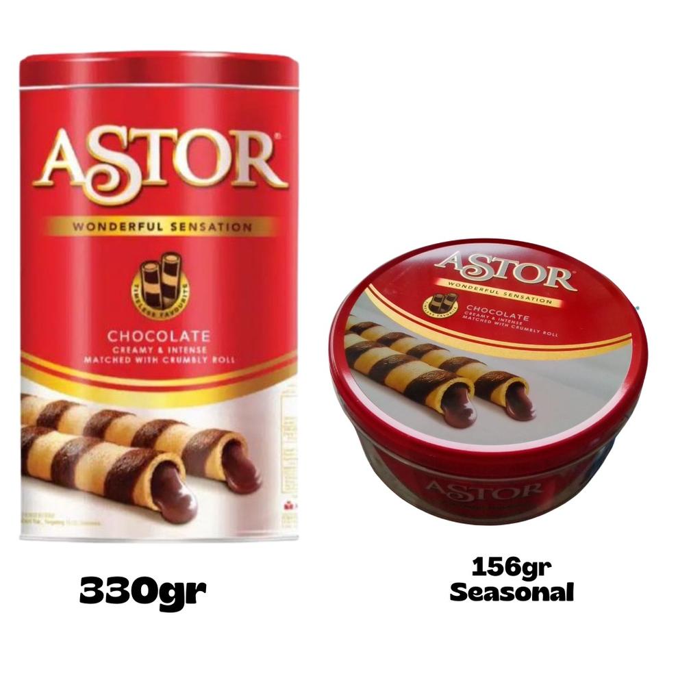 

0I8MD Astor Chocolate Wafer Stick Kaleng 156/330Gram ❄Stok Banyak