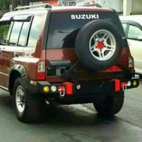 bumper belakang escudo vitara sidekick + hanger ban Hiro Motor Sport