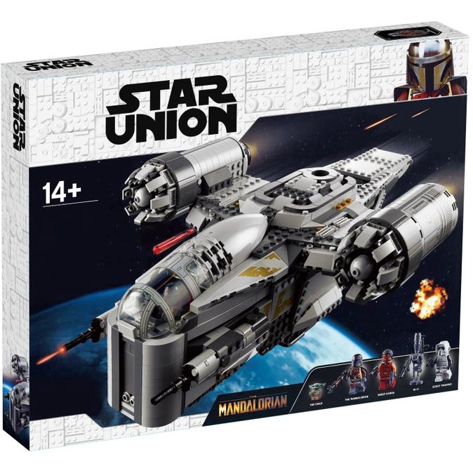 Must Have Brick Starwars The Razor Crest Compatible 75292 Mainan Pesawat Anak Termurah