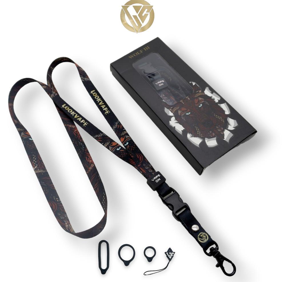 

[MURAH !!] Wolf-3 Lanyard Wolf Series (1cm) Special Editon - Premium Lanyard LC [KODE 072]