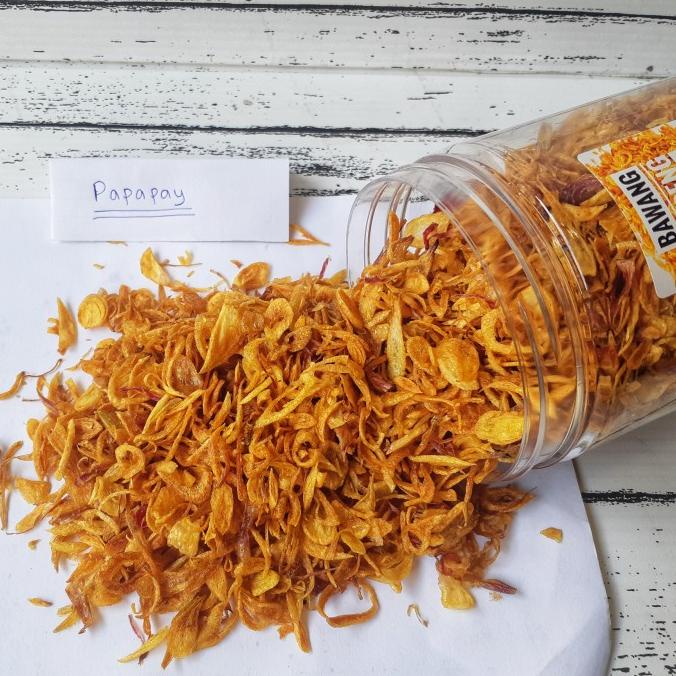 

Bawang Goreng murni toplse 500 ml / tanpa tepung