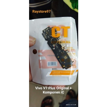 Fleksibel Konektor charger V7 PLUS + IC /Full IC FLEXIBEL Papan Konektor charger v7 plus