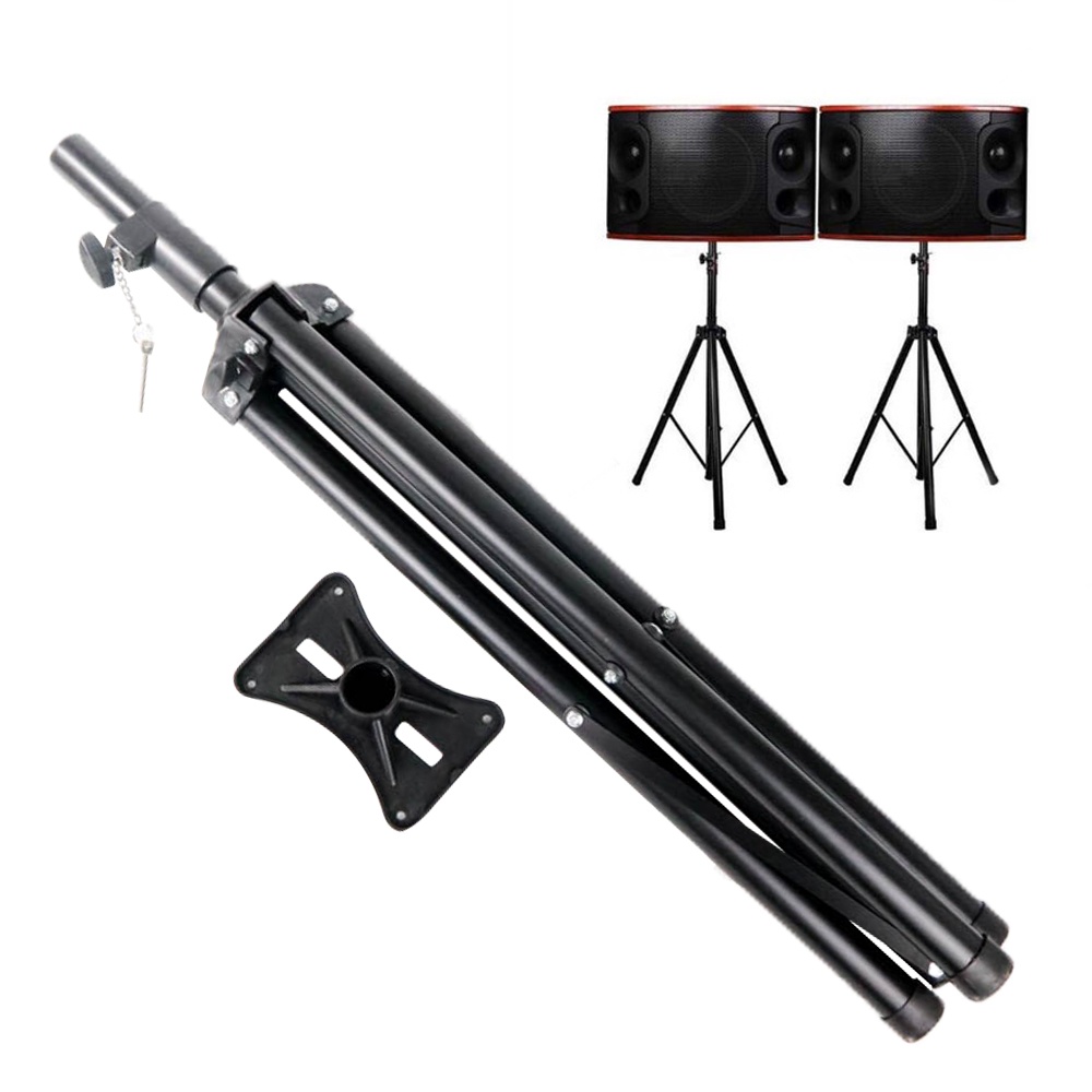 GS8u WOLUKA Floor Tripod Stand Speaker Audio System 200cm SPS-502M Black Or-i