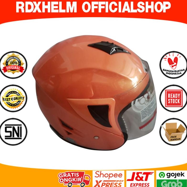 Helm Half Face Foz Voltus Solid Peach