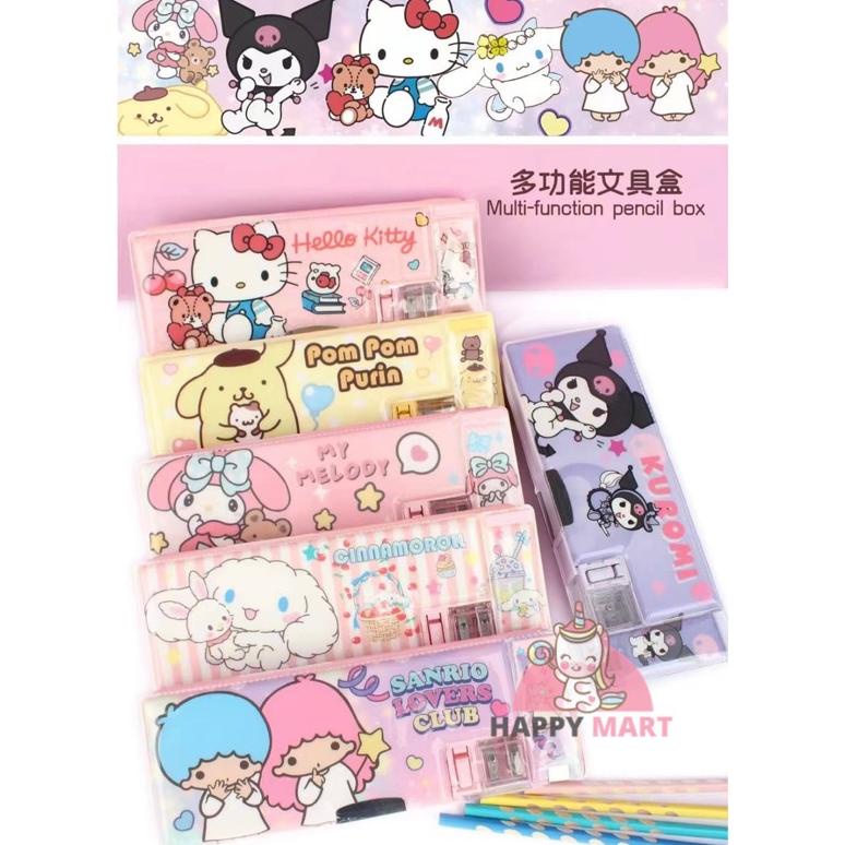 

Update! Kotak pensil sanrio LOVERS kawai kuromi / cinamonroll / pompompurim