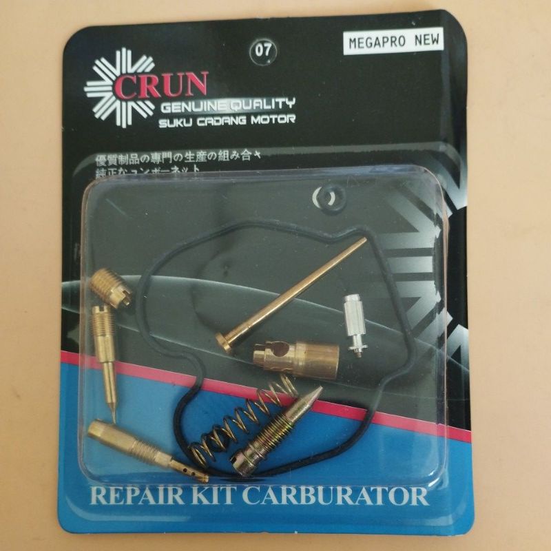 CRUN REPAIRKIT CARBURATOR MEGAPRO NEW (KYE) /MEGAPRO MONO /REPAIR KIT KARBURATOR /ISI CARBURETOR