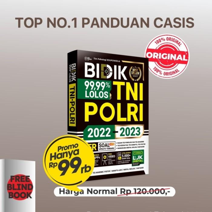 Kompasku Buku Bidik 99,99% Lolos Tni Polri 2022-2023