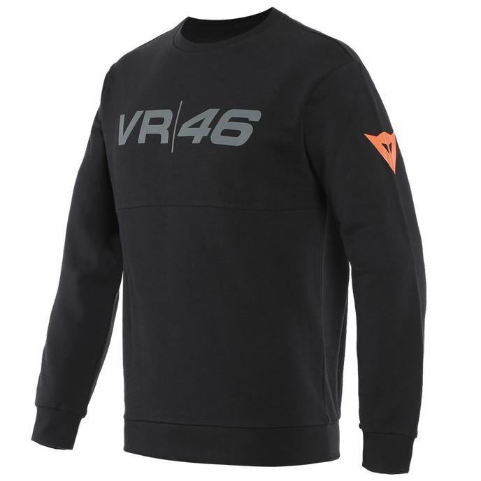 SALE Dainese Vr46 Team Sweatshirt BLACK/FLUO-YELLOW