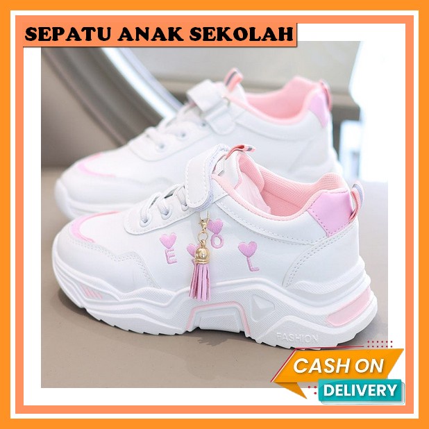 Seller Sepatu Anak Sekolah Perempuan Ringan Santica Chika Tk Sd Kets *99 Rk Kids -  Sepatu Anak Anak