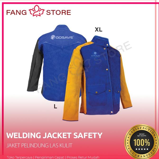 Jaket Las Kulit welding / Leather Welding Jacket