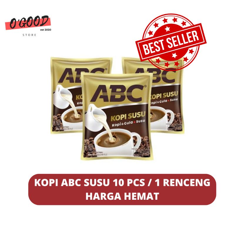 

Kopi abc susu satchet 1 renceng 10pcs harga termurah