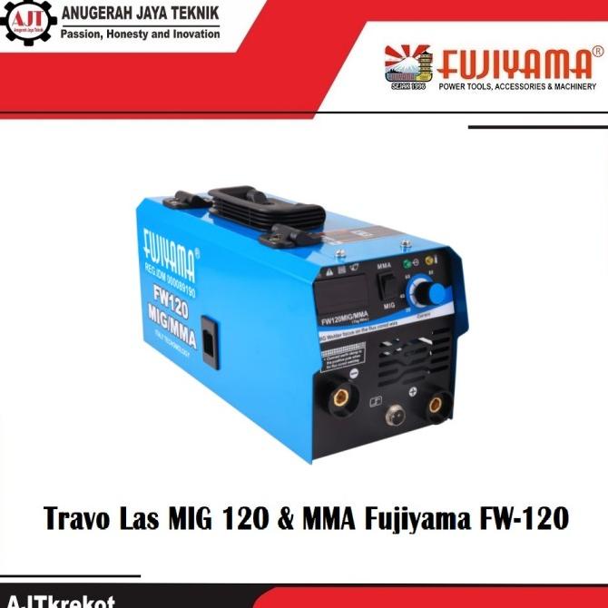 Mesin Las MIG FUJIYAMA FW 120 MIG CO Tanpa Gas Bisa MMA Dan Stainless