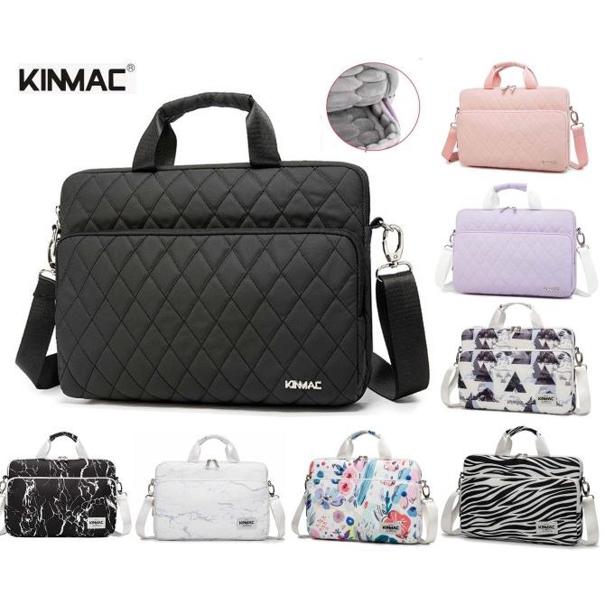 SALE Tas Laptop Macbook KINMAC 14 inch +Longstrap Shockproof white Termurah