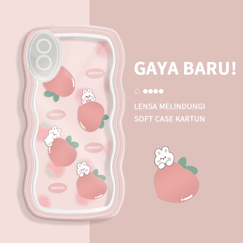 Casing Ponsel untuk Redmi 9A 5A 8A 10C 9C 6A 7 K40S Note 4 8 9 10 11 Pro Case Kartun Lucu Beruntung 