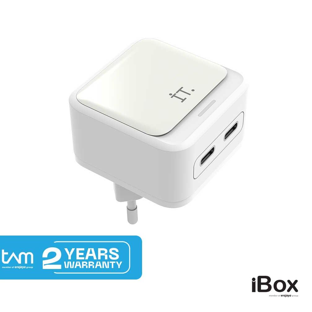 Plug It 40 Watt Wall Charger - White