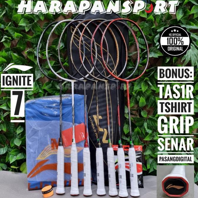 RAKET BADMINTON LINING IGNITE 7 / IGNITE7 ORIGINAL 100%