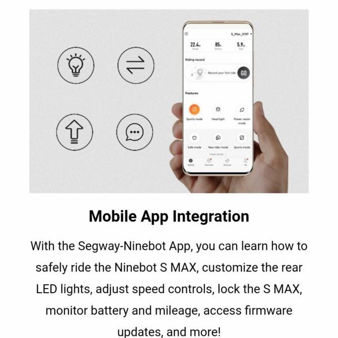Hot Sale Segway Ninebot S Max - Scooter Mini Pro S-Max - Garansi Resmi Terbaru